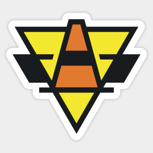 Pylons Hockey Team | Fantasy Hockey Logo Sticker